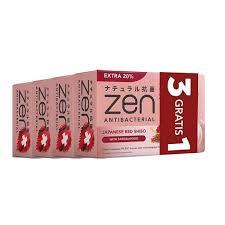 Zen Sabun Batang Antibacterial Isi 4 / Sabun Zen Batang_citayamberniaga