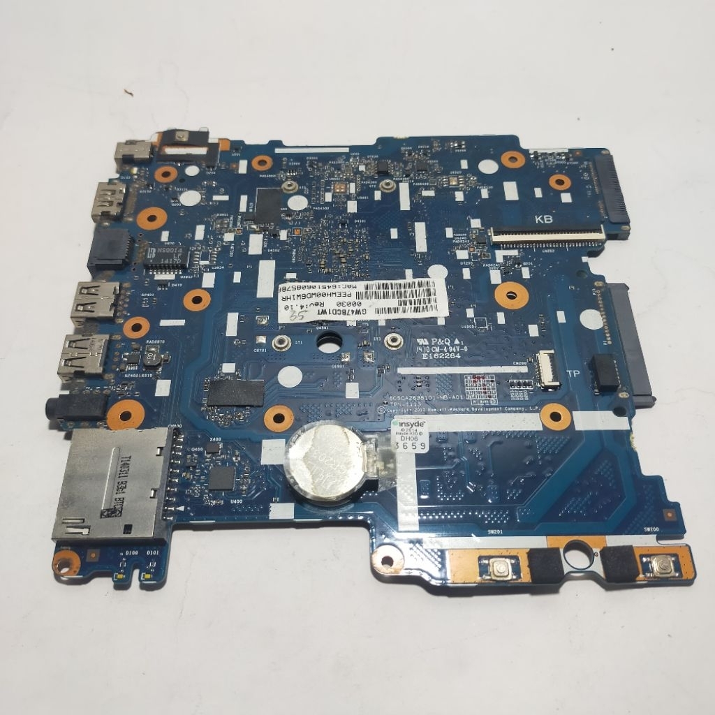Motherboard Mobo Normal Mainboard Laptop Hp 10-f001AU TPN-I113
