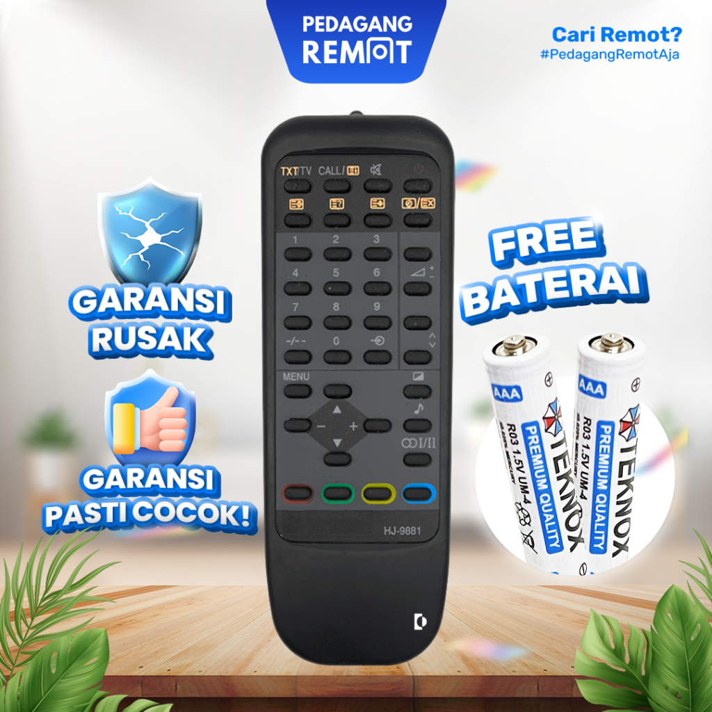 Remot Remote TV Toshiba Tabung Bomba CT-9881