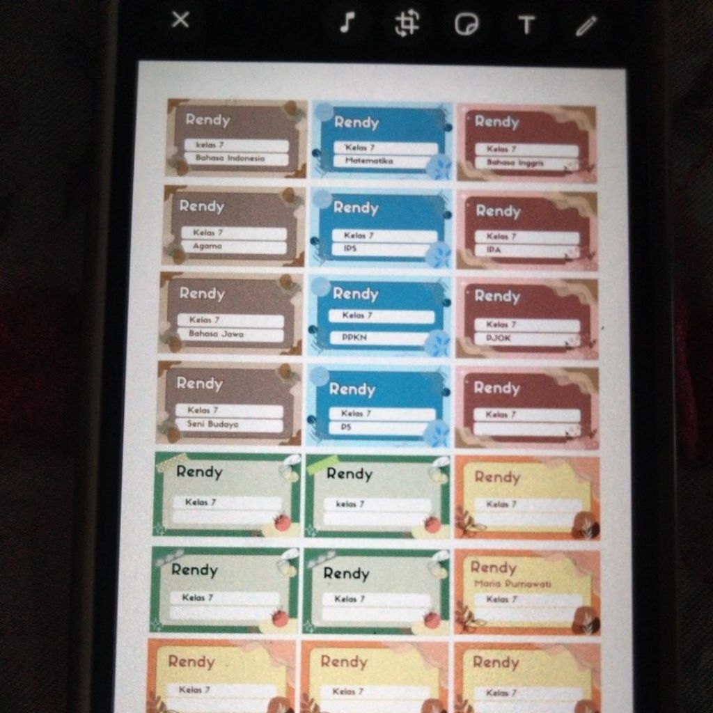 

stiker custom mapel by riques