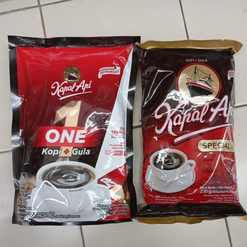 

Kapal Api Kopi + Gula 10@23g