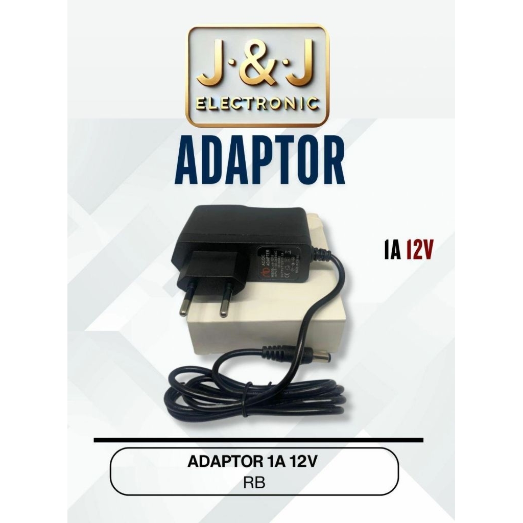 ADAPTOR 12V 1A , Cocok utk receiver Optus hd-66 dan receiver kvision