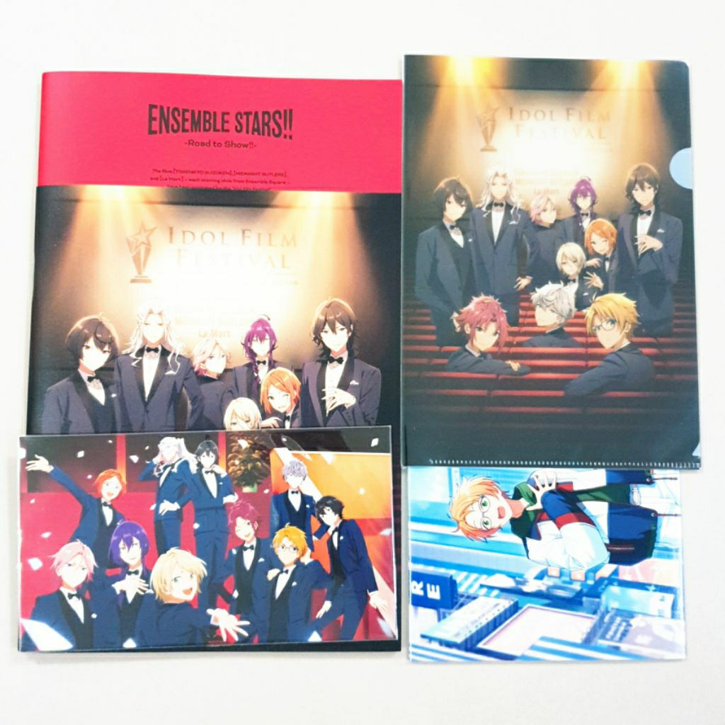 [SET] Ensemble Stars Road to Show Booklet + Postcard + Mini Clear File + Poster