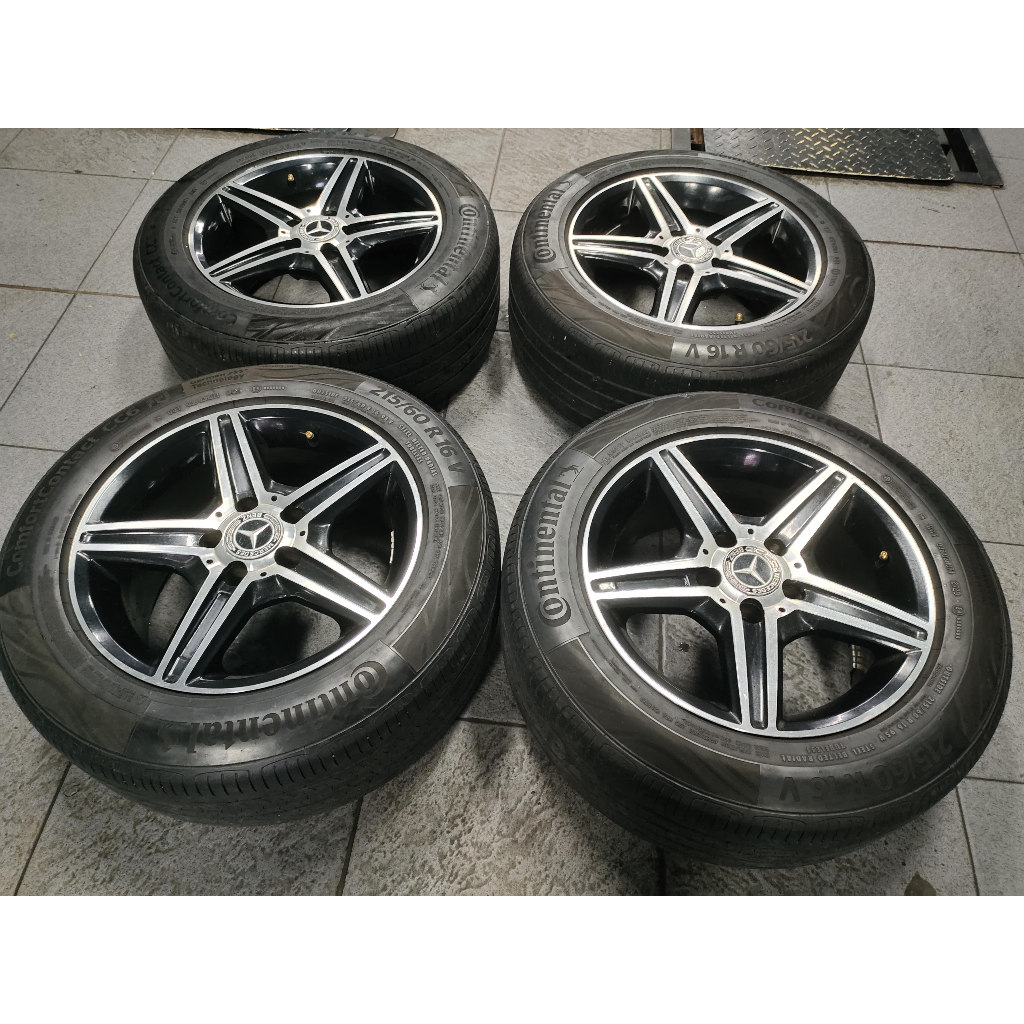 Velg Mobil Mercy Ring 16 + Ban Mobil Continental Comfort Contact CC6 215/60 R16 Second