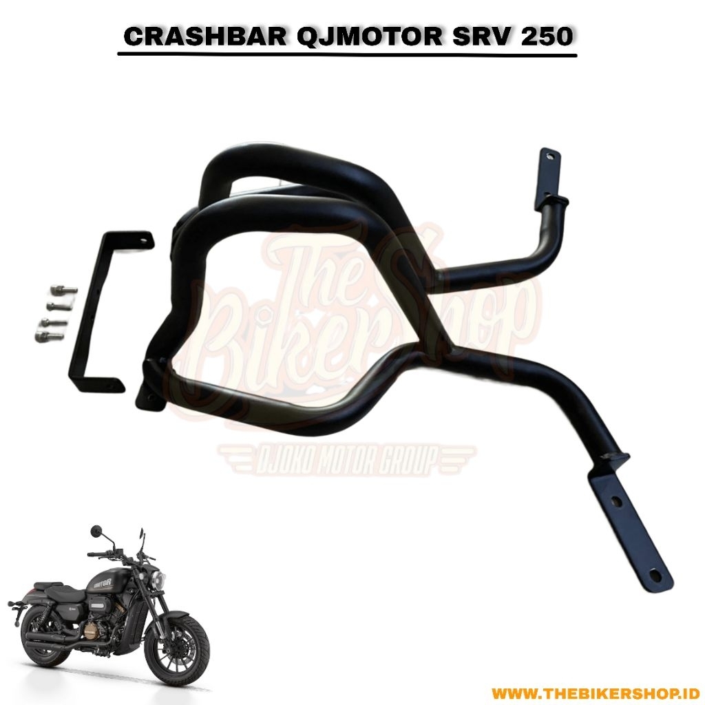 crashbar enggine guard QJ MOTOR SRV 250 custom By The Biker Shop