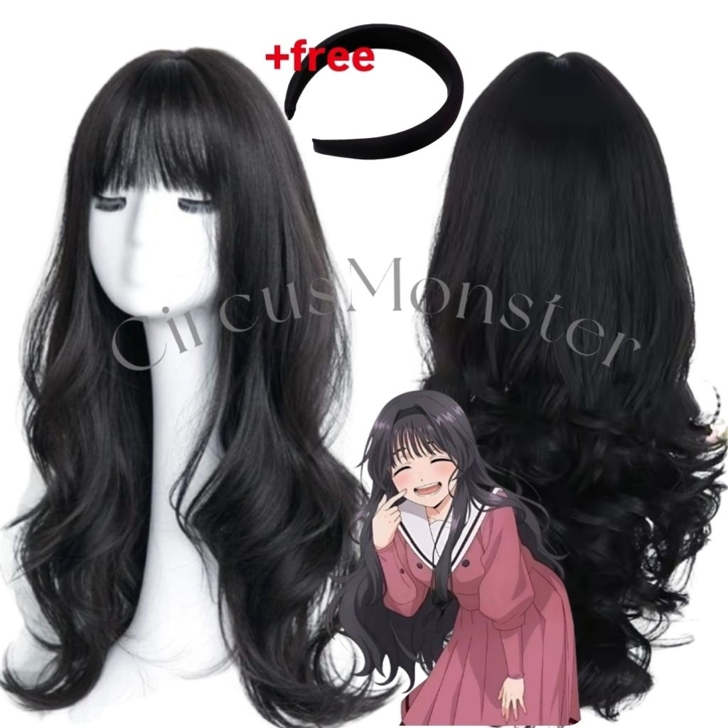 Wig Kaoruko Waguri Hana Wa Rin to Saku Wig Cosplay Kaoruko versi manga