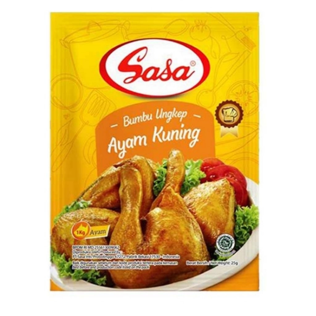 

Sasa Bumbu Ungkep Ayam Kuning 25gr
