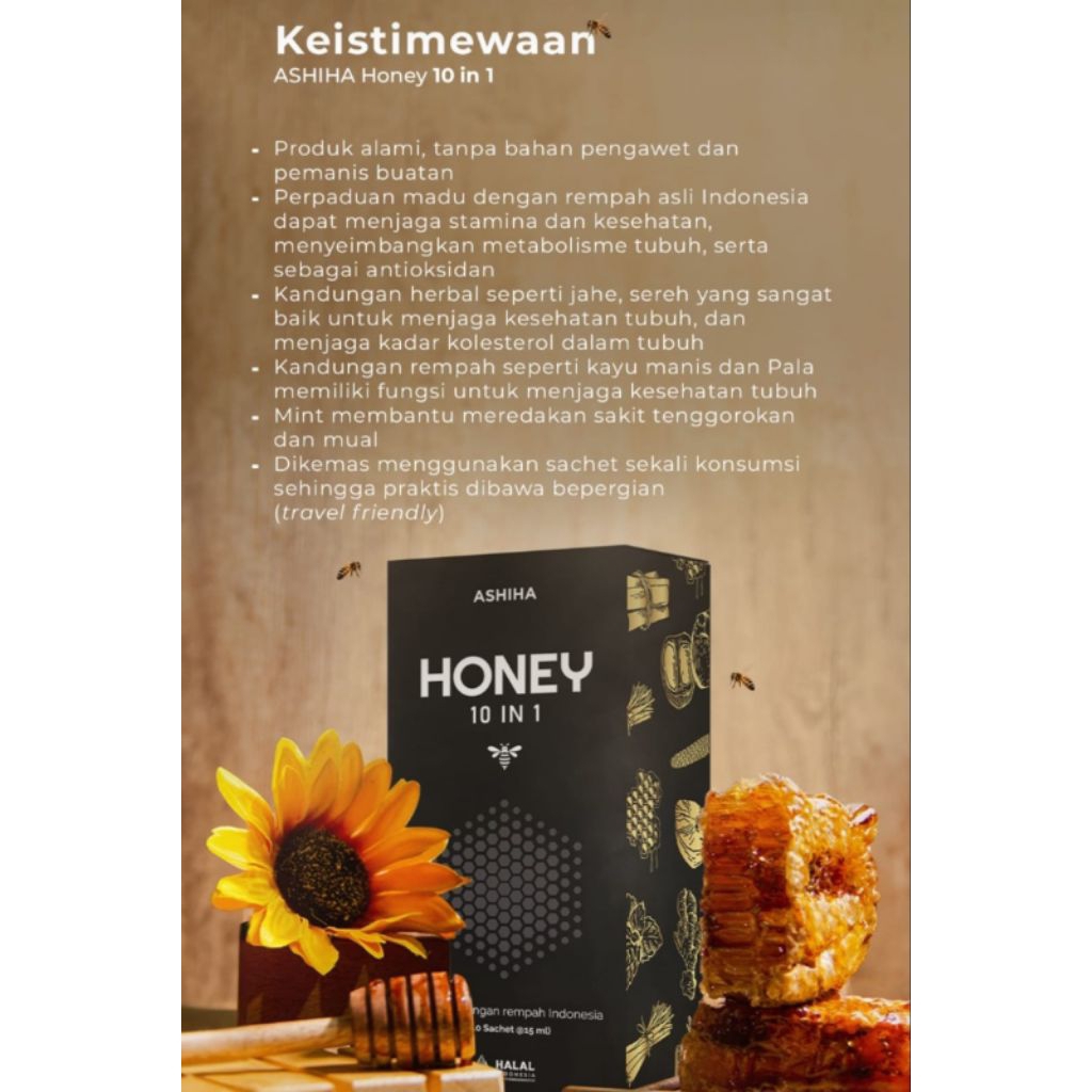 

MADU SULTAN ASHIHA HONEY 10 IN 1