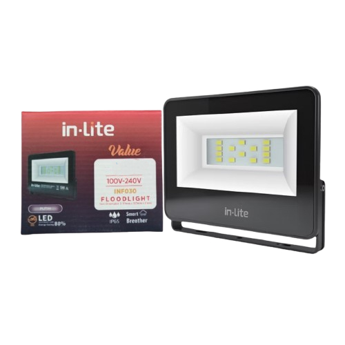 INLITE INF030 50 WATT - LAMPU LED - LAMPU FLOODLIGHT LED - LAMPU OUTDOOR - LAMPU TAMAN - LAMPU SOROT