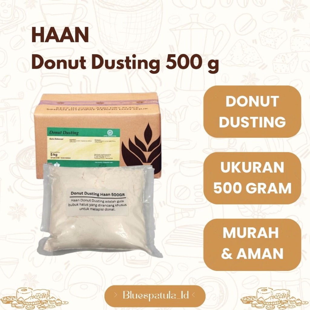 

Donut Dusting HAAN 250GR / Gula Donat