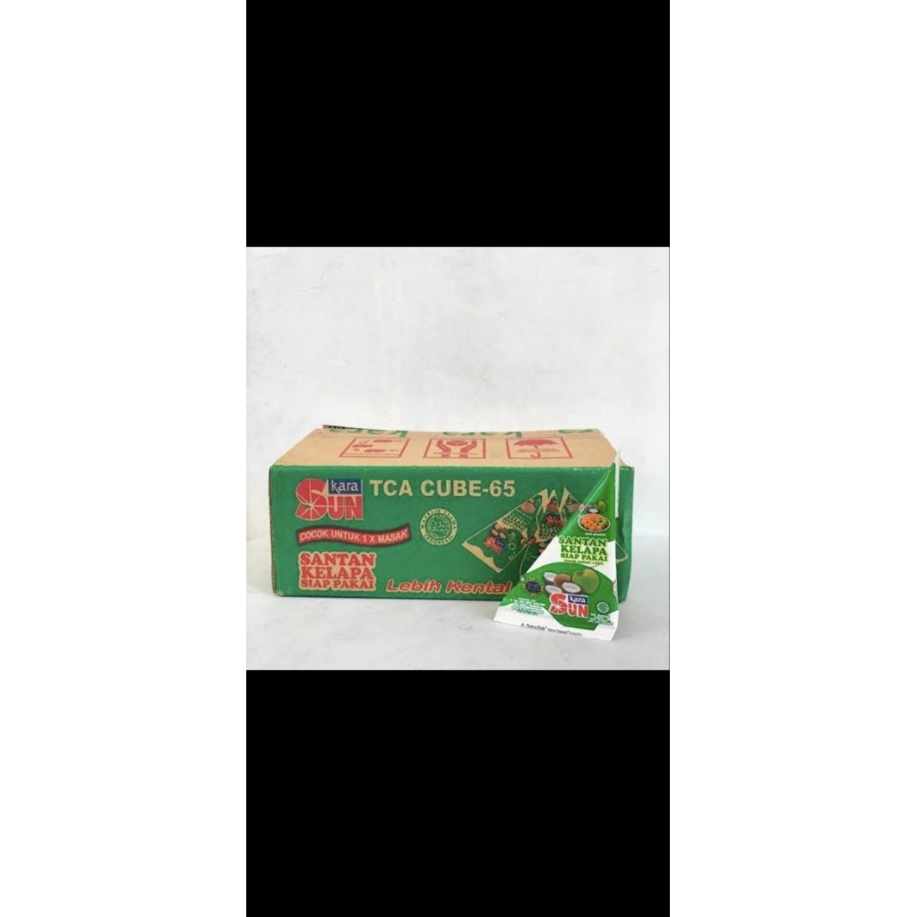 

Santan Kelapa Siap Pakai Sun Kara TCA 1 karton isi 36pcs