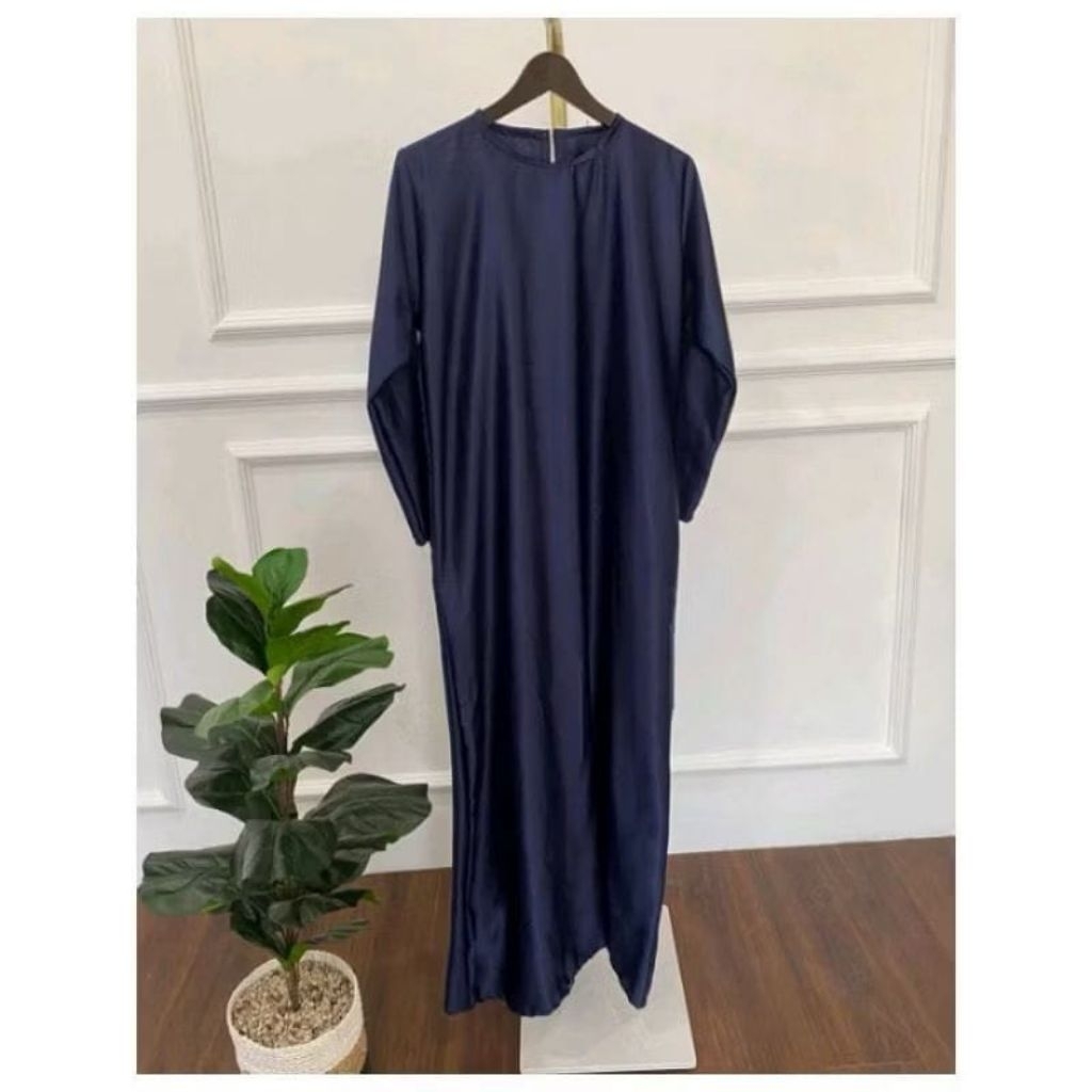 INER DRESS SATIN PREMIUM/DALEMAN OUTER/INER SATIN MARMARA GLOSY/INER DRESS LENGAN PANJANG/OOTD & DAI