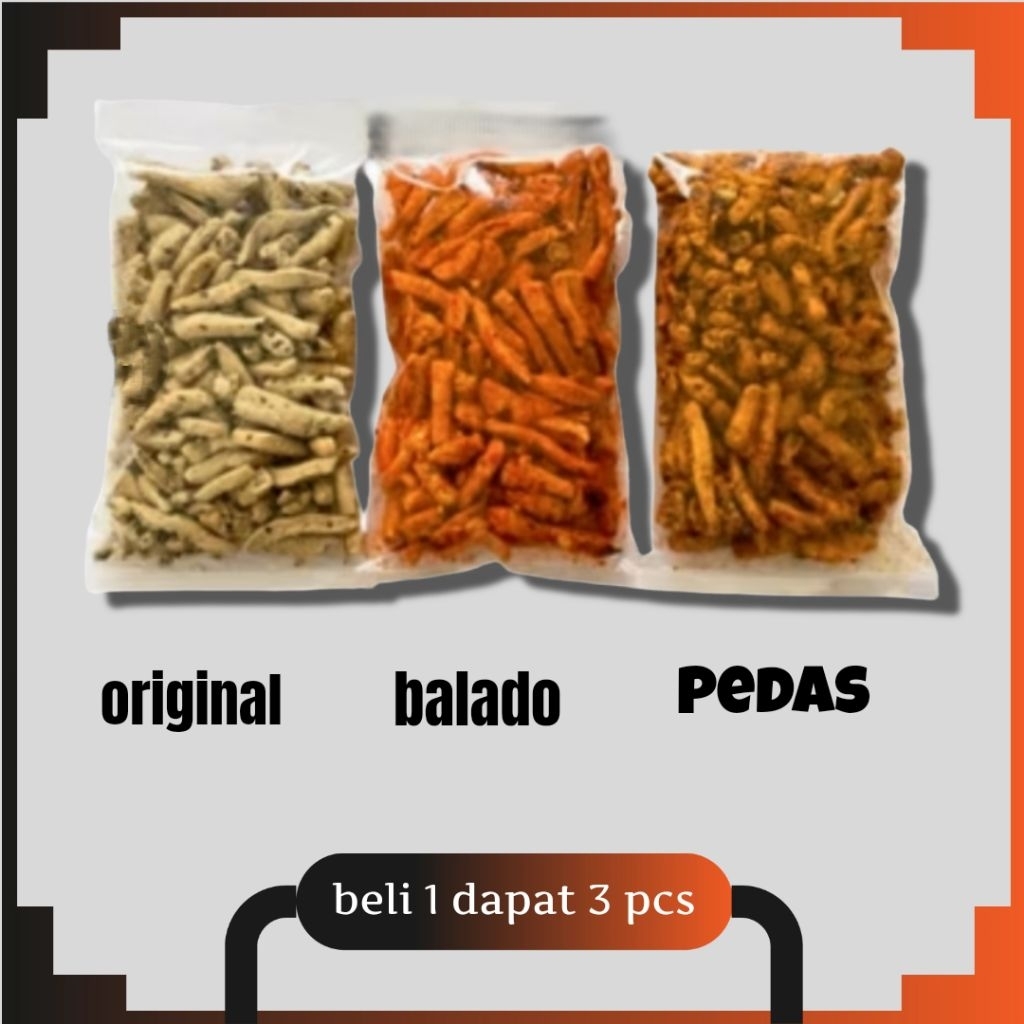 

paket 3 pcs seblak basreng beli 1 dapat 3 pcs