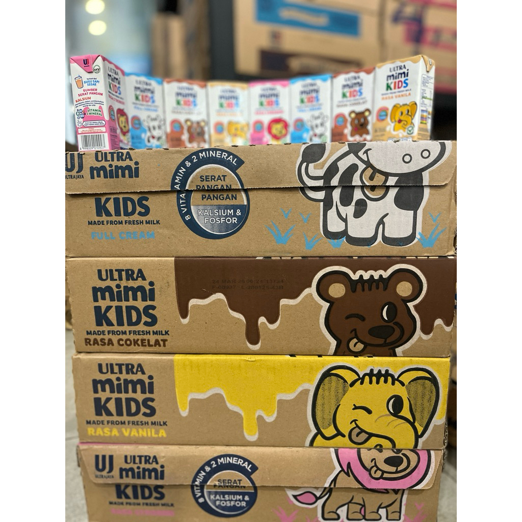 

ULTRA MIMI KIDS SUSU UHT 125ML ISI 20 PCS ( 1/2 CARTOON ) all Varian Exp 2026