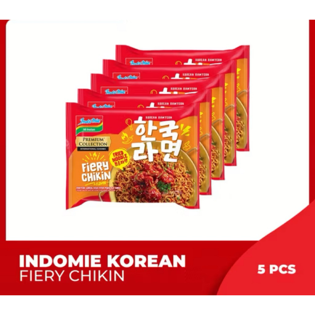 

Indomie Korean Fiery Chikin – Mi Pedas Ala Korea! (5 Pcs)