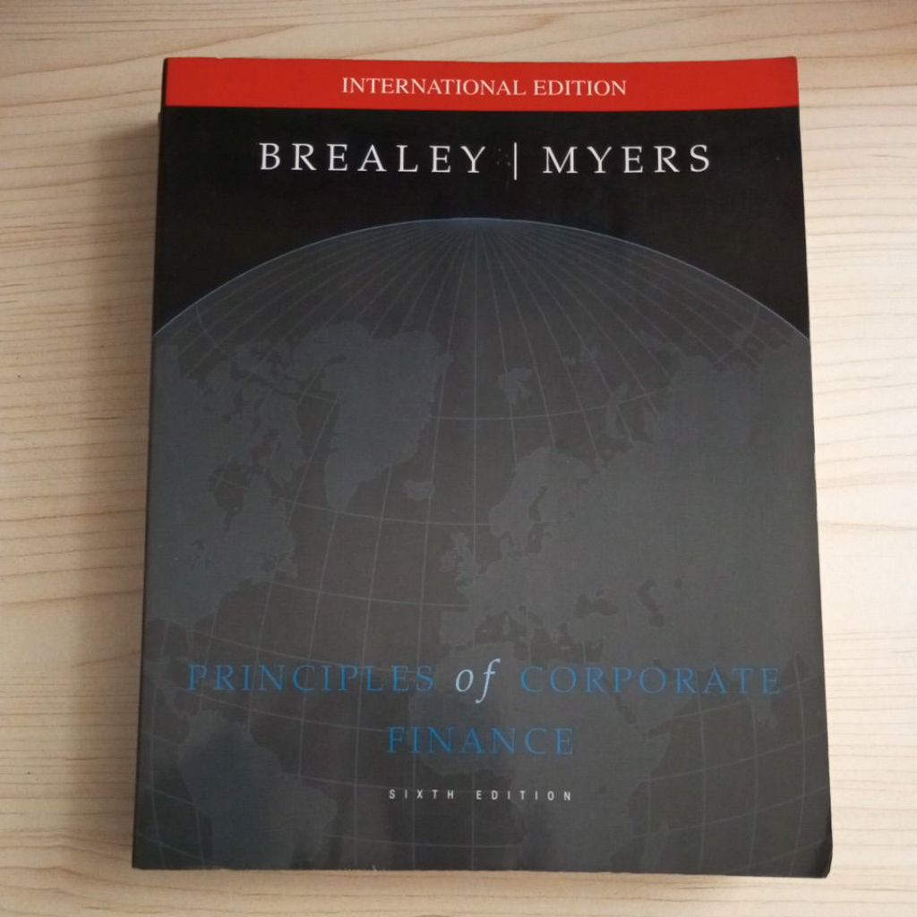 BUKU PRINCIPLES OF CORPORATE FINANCE SIXTH EDITION BY BREALEY AND MYERS