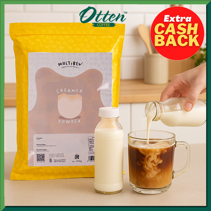 

MultiBev - Creamer Powder 1 Kg - Minuman Bubuk Krimer | Sirup Halal Minuman Kekinian ala Kafe