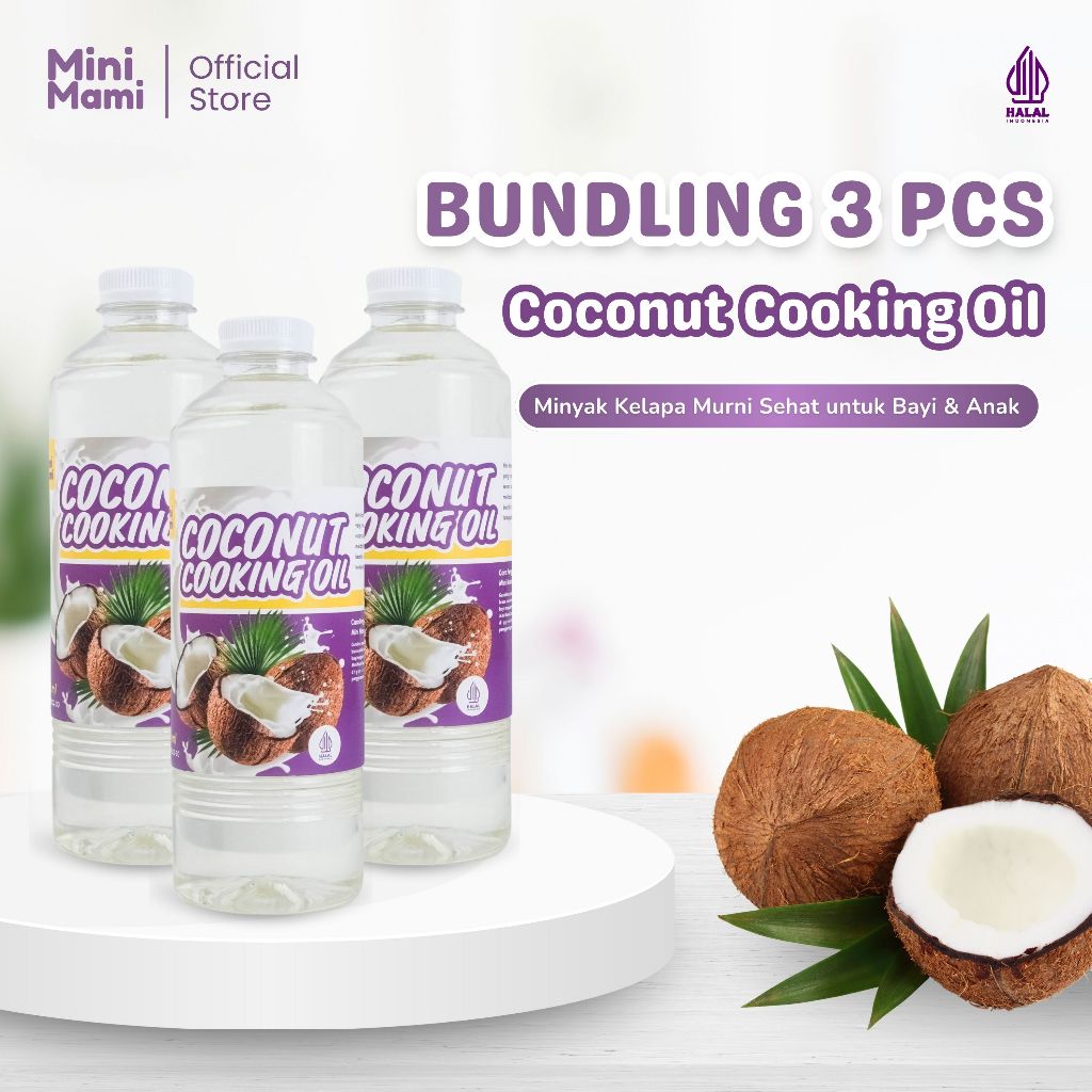 

Coconut Cooking Oil Bundling 3 Minyak Lemak MPASI BB Booster CCO VCO Bayi AnakLebih Murah