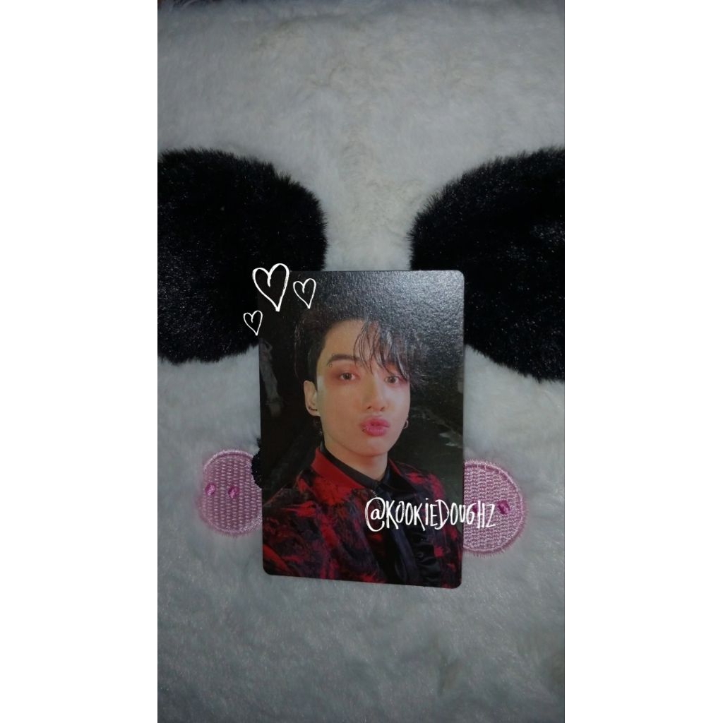 PHOTOCARD PC OFFICIAL JK JUNGKOOK BTS ME MYSELF & JUNGKOOK [ JUNGKOOK POUT ]