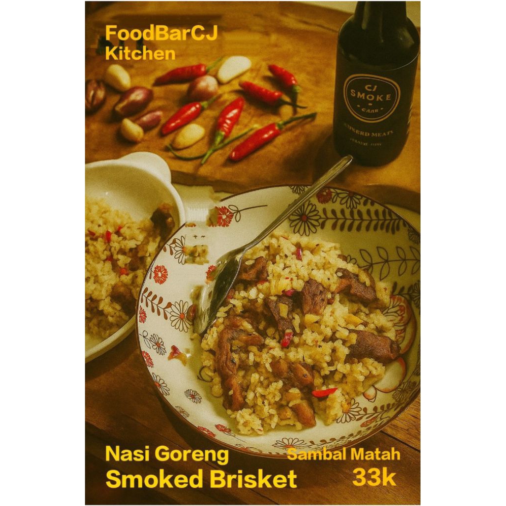 

Paket LunchBox NasiGoreng Smoked Brisket CJ Kitchen