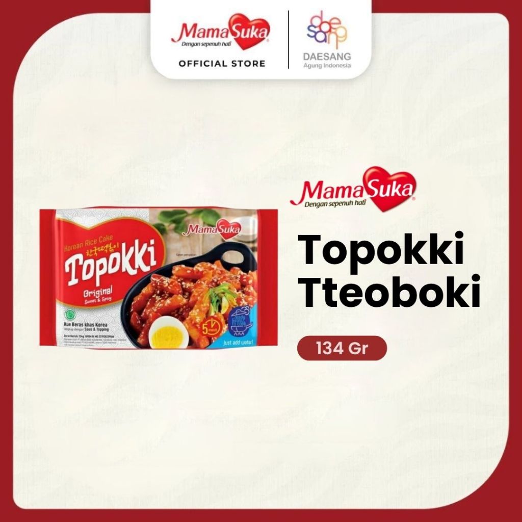 

Toppoki Topoki tteokboki Mamasuka 134gr