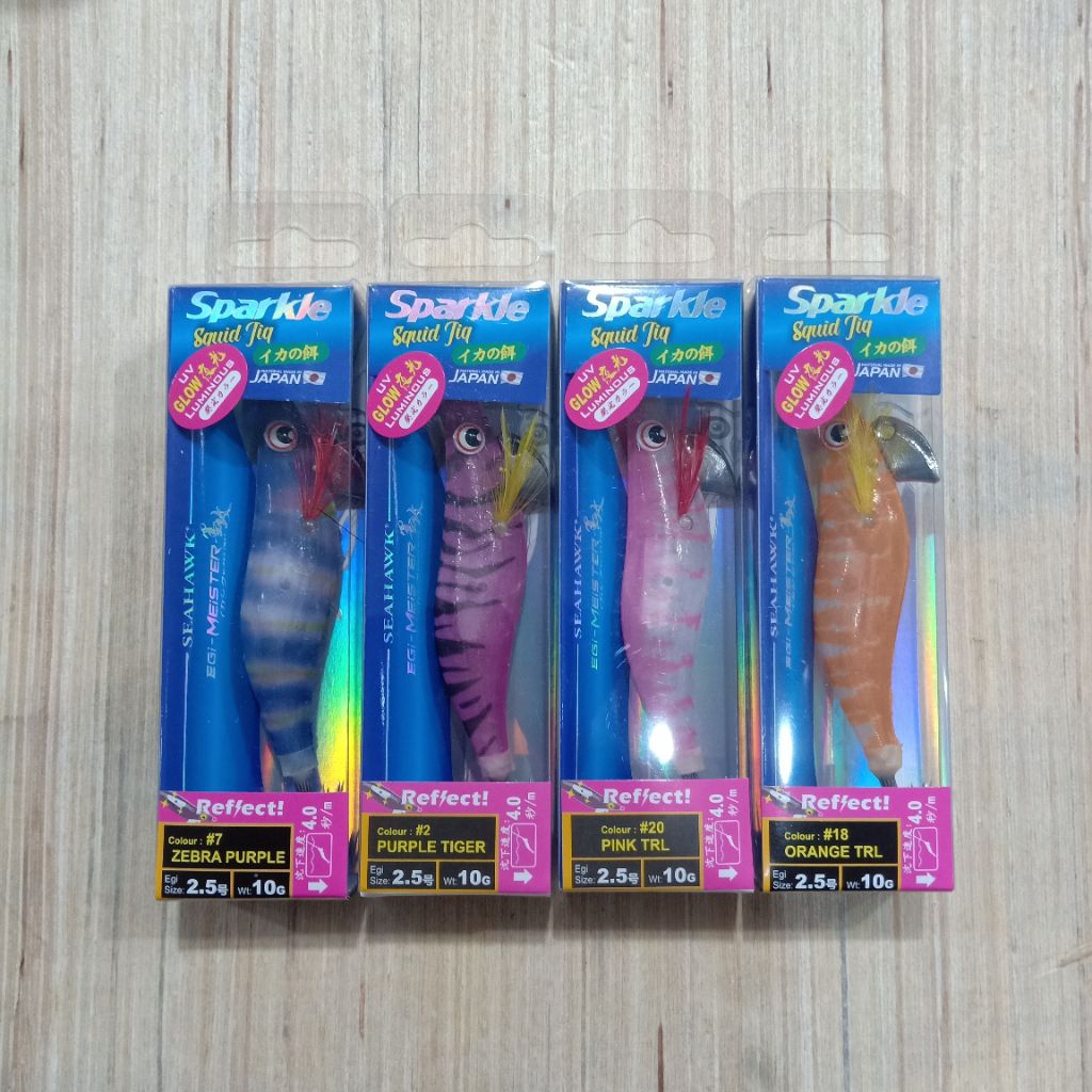 Umpan Cumi Egi  Seahawk Sparkle  Squid Jig size 2.5