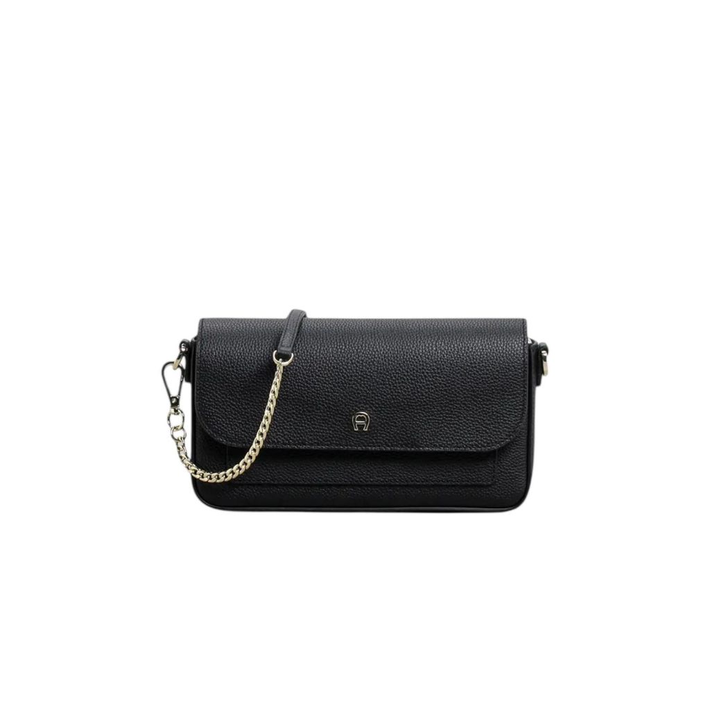 Tas Wanita Aigner Sling Attina Black Leather
