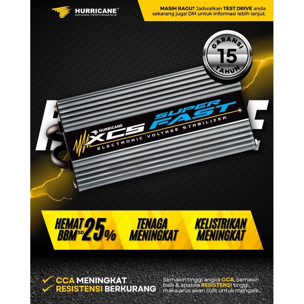 XCS Superfast Garansi 15 Tahun Hurricane XCS Super Fast