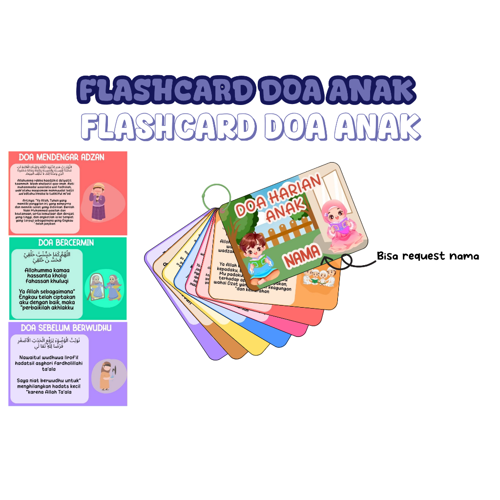 

Flashcard DOA Harian ANAK / KARTU DOA ISLAMI
