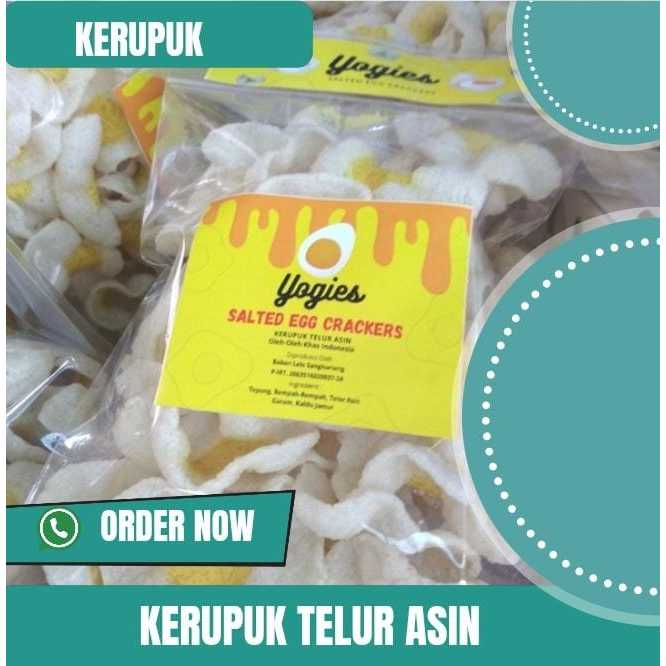 

Kerupuk Telur Asin Varian Pedas Kota Wamena, Yogies Kerupuk Telur Asin