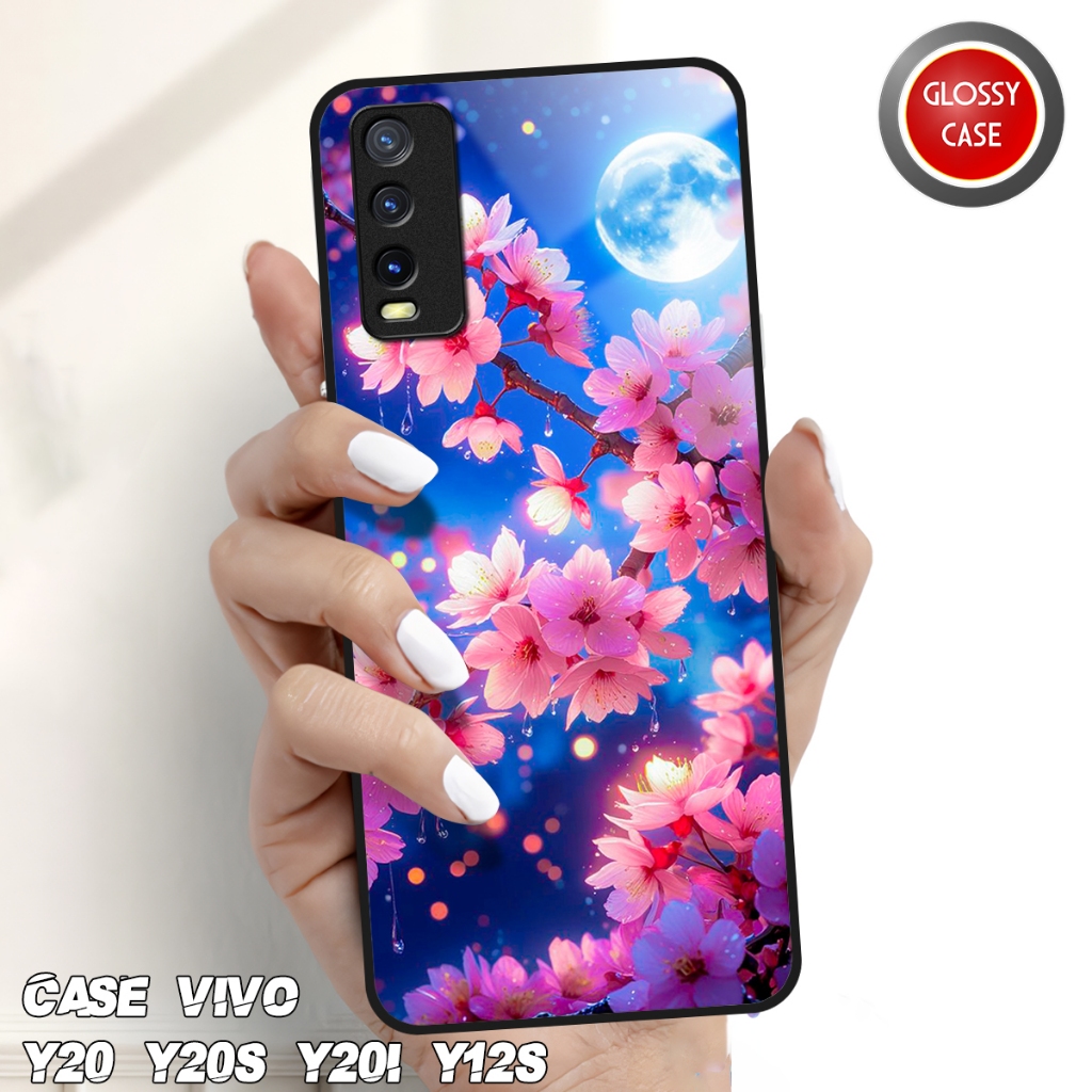 Glossy Case - Casing Hp Vivo Y20 / Y20s / Y20i / Y12s - Casing Hp Murah - Case Kilau Vivo - Kesing H