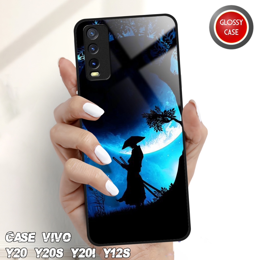 Glossy Case - Casing Hp Vivo Y20 / Y20s / Y20i / Y12s - Casing Hp Murah - Case Kilau Vivo - Kesing H