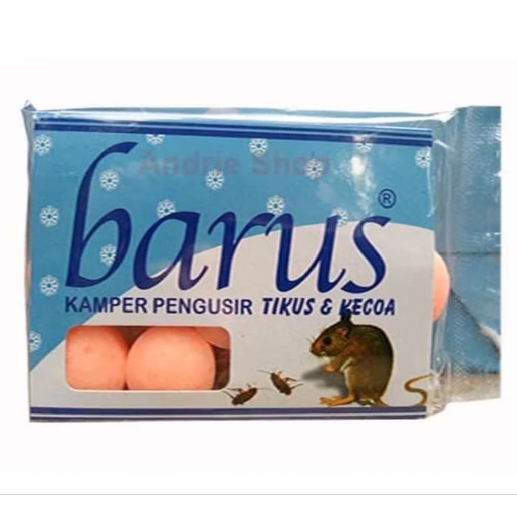 Barus kapur pengusir tikus dan serangga