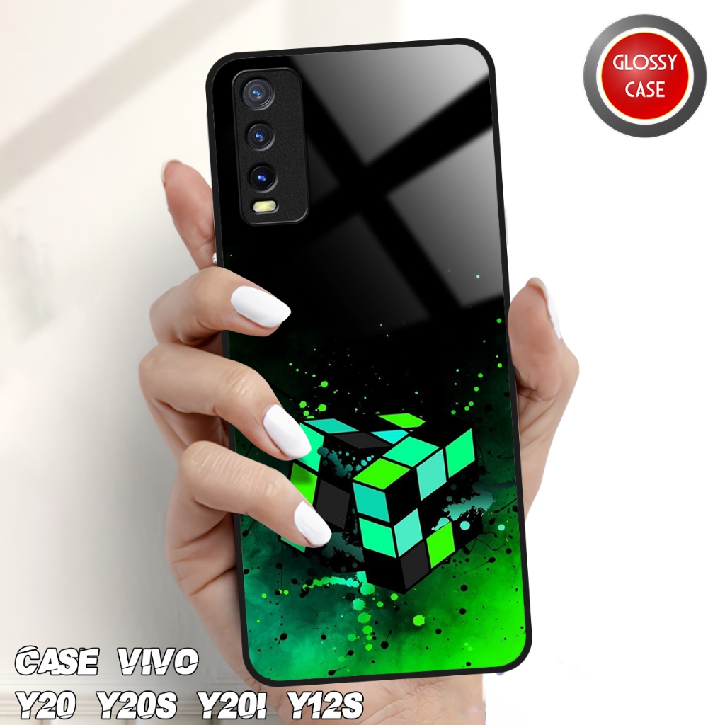 Glossy Case - Casing Hp Vivo Y20 / Y20s / Y20i / Y12s - Casing Hp Murah - Case Kilau Vivo - Kesing H
