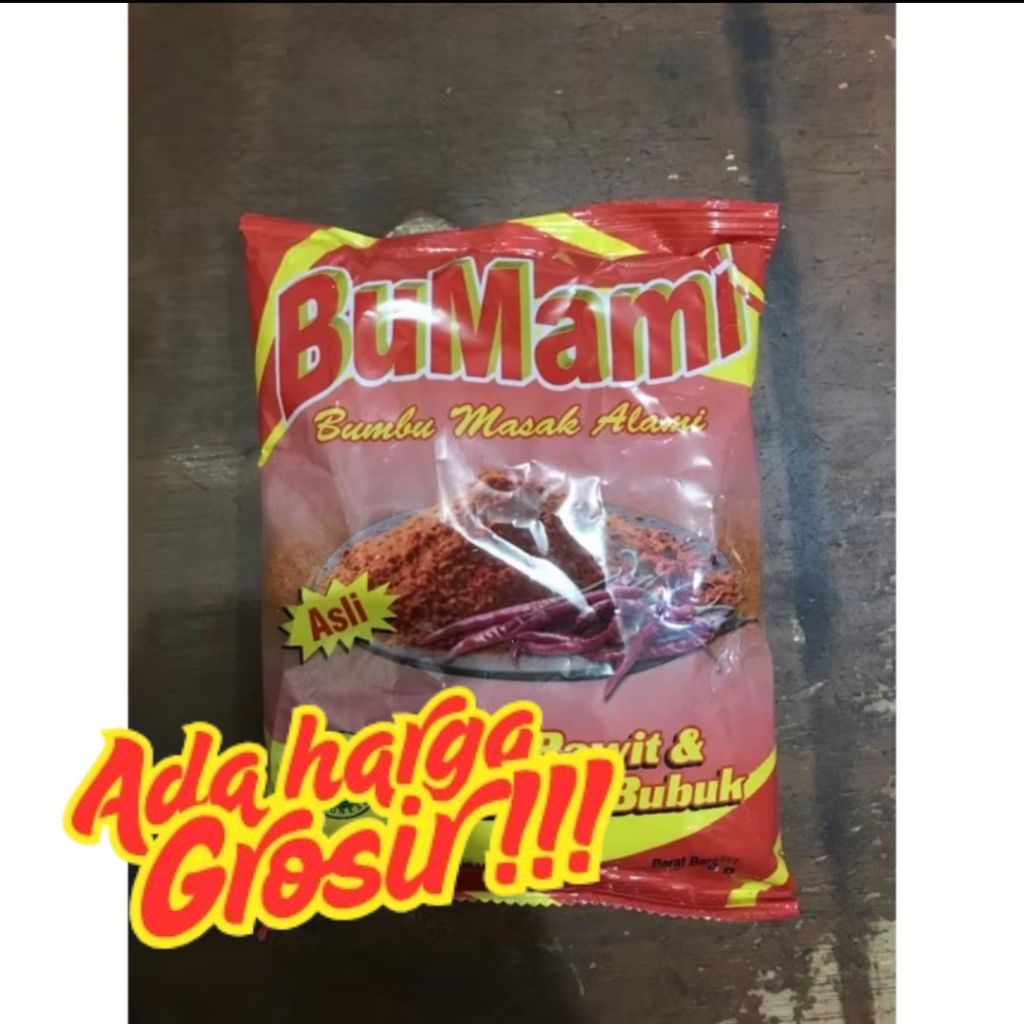 

BUMBU TABUR INSTANT / CABE BUBUK / CABAIBUBUK / CABAI / CABE / CABEBUBUK SUPER PEDAS BUMAMI 250 GR