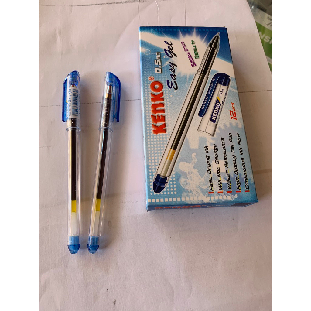 

PULPEN KENKO BIRU EASY GEL PULPEN AIR BIRU