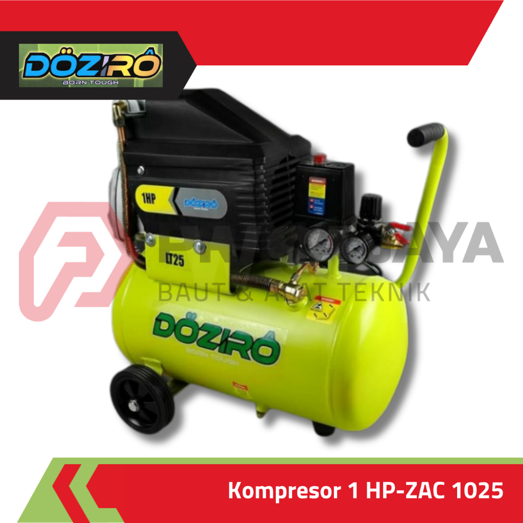 KOMPRESOR ANGIN 1 HP ZAC 1025 DOZIRO