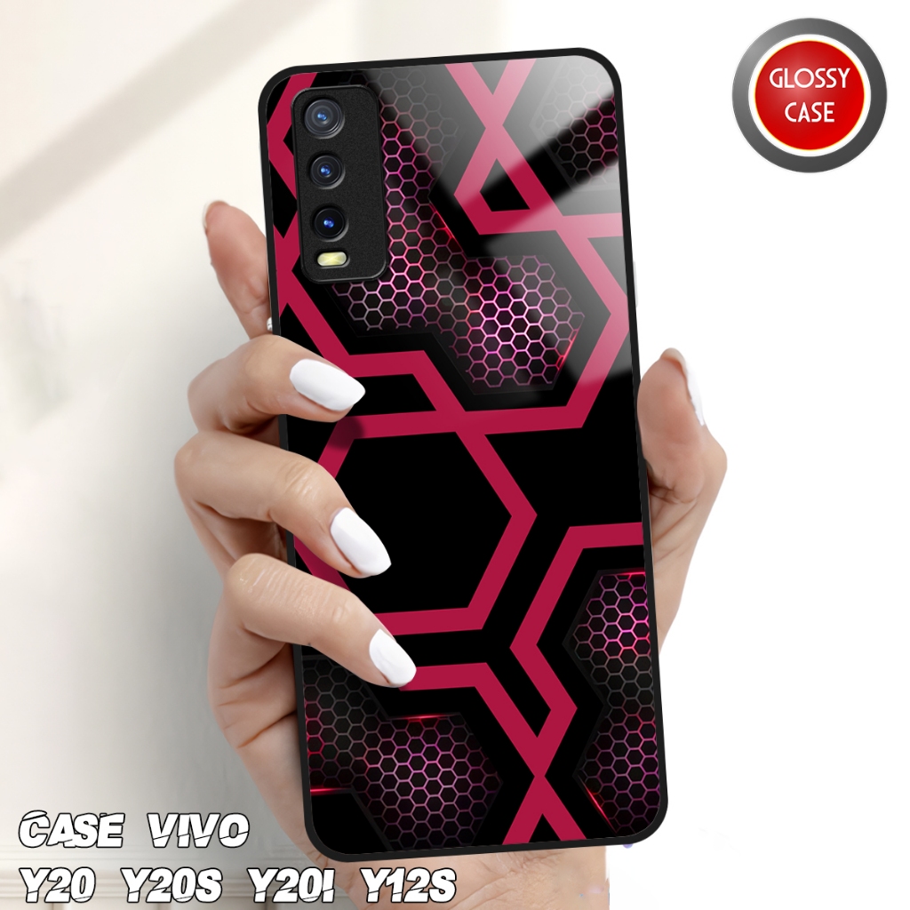 Glossy Case - Casing Hp Vivo Y20 / Y20s / Y20i / Y12s - Casing Hp Murah - Case Kilau Vivo - Kesing H