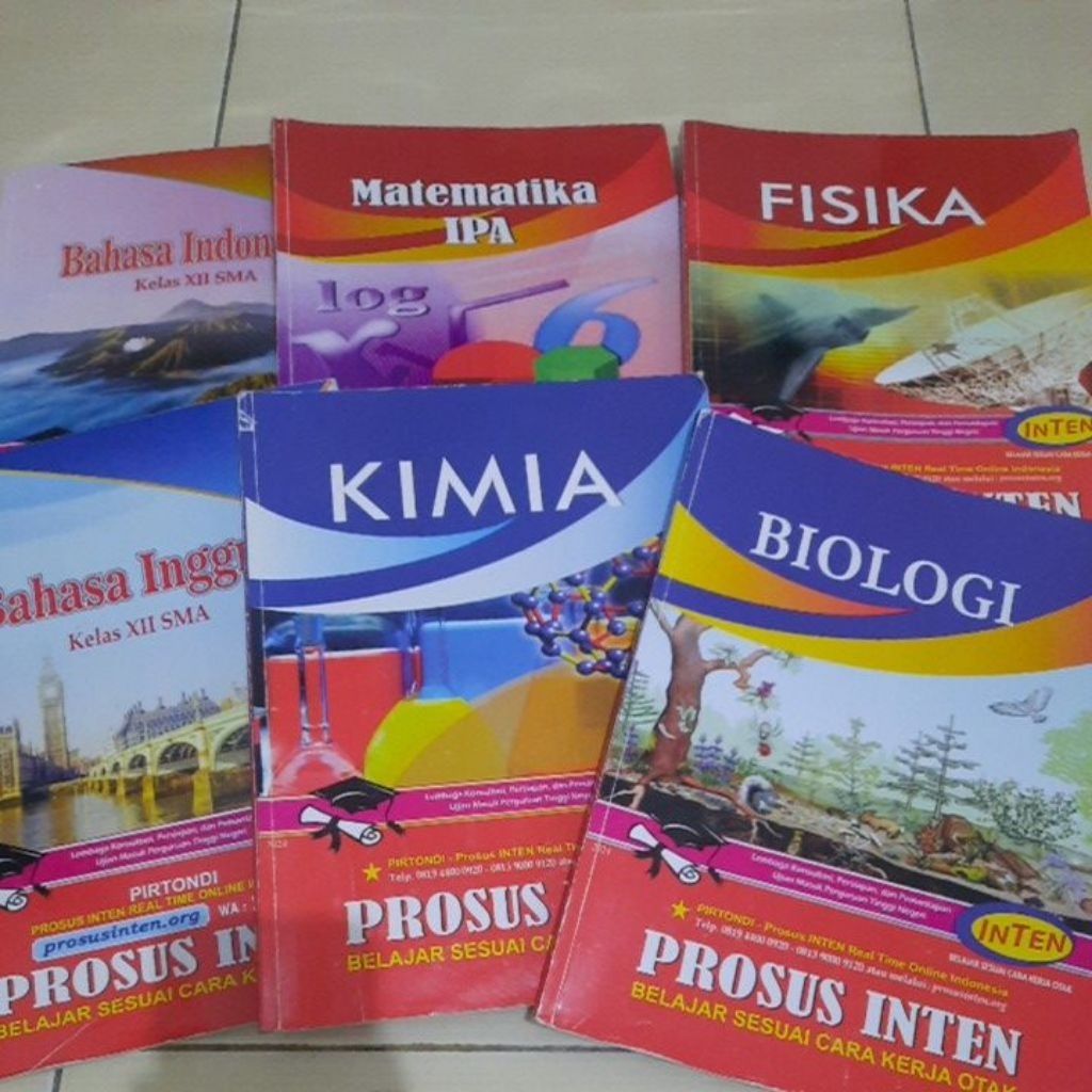 Preloved Buku Paket INTEN SMA kelas 12/XII