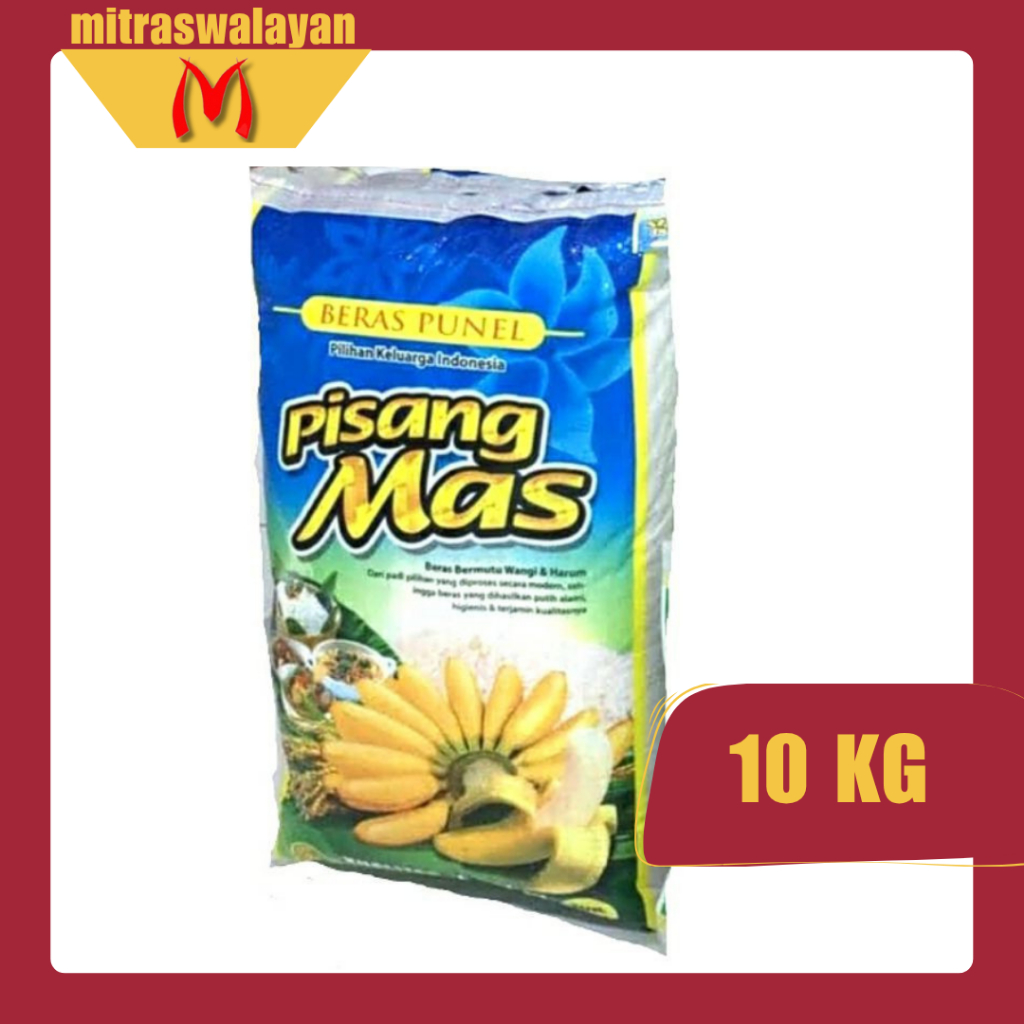 

Beras Premium Pisang Mas Kemasan Zak 10 kg