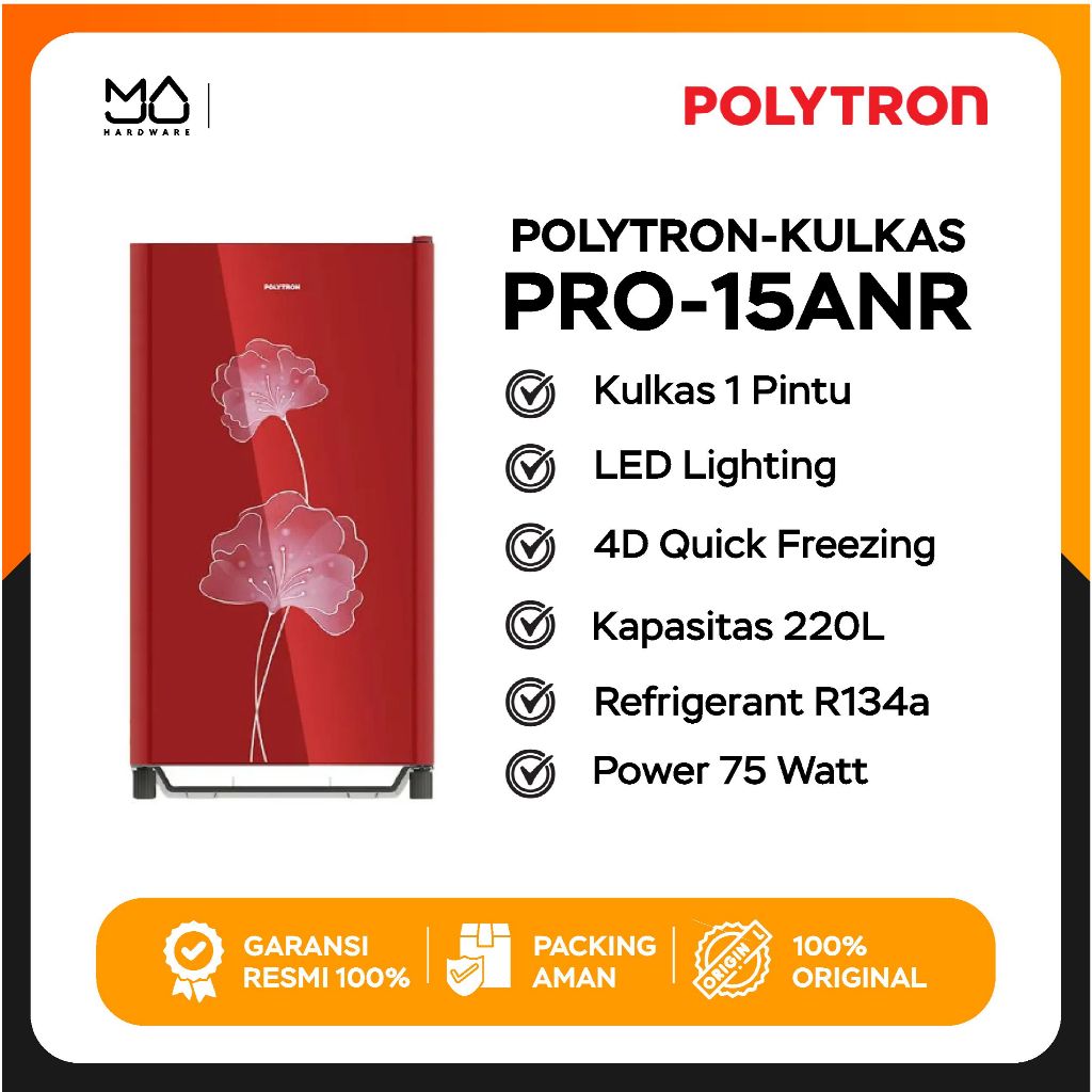 KULKAS POLYTRON PRO 15ANR - Garansi Resmi