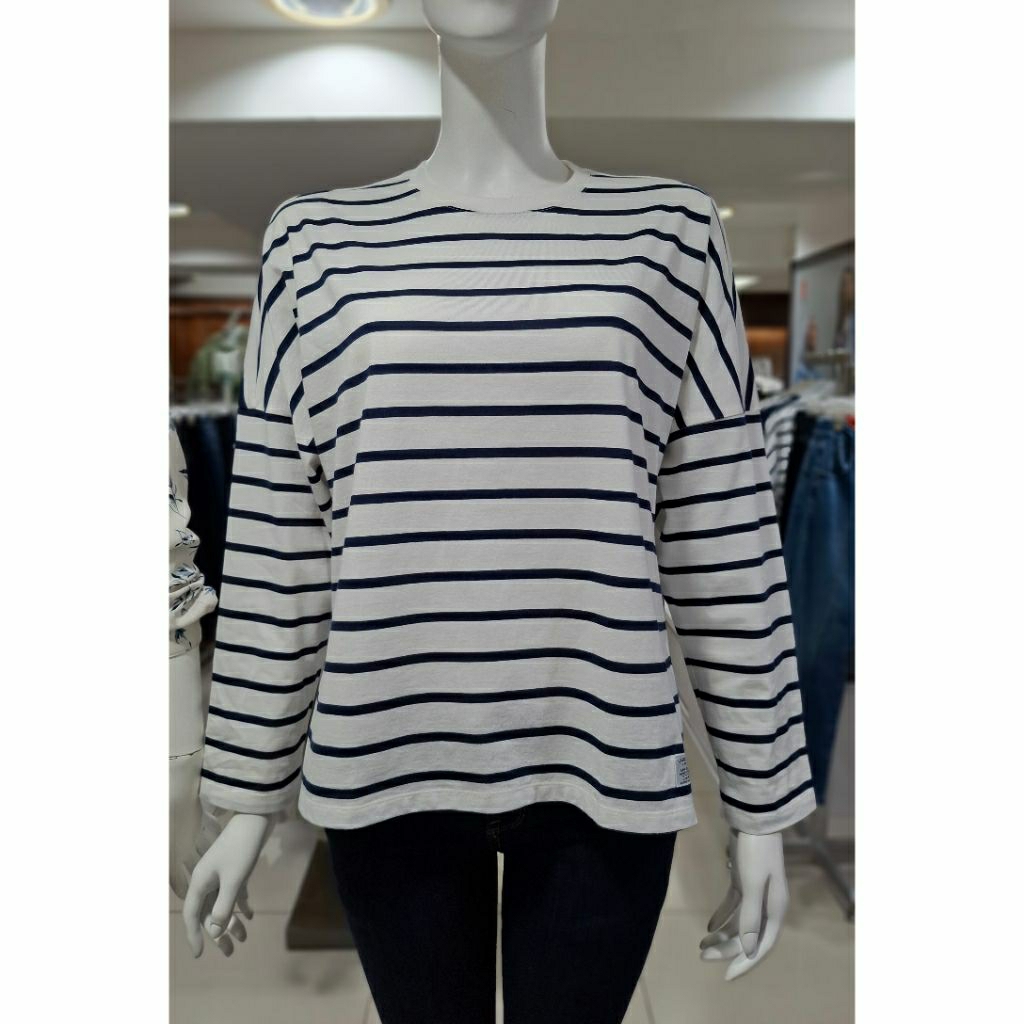 LOGO JEANS Kaos Lengan Panjang Model Terbaru Logo Jeans Original