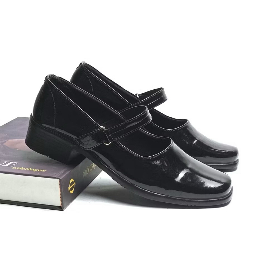 Sepatu kantor sepatu pantofel wanita sepatu paskibra sepatu sekolah wanita sepatu Fantofel wanita HI