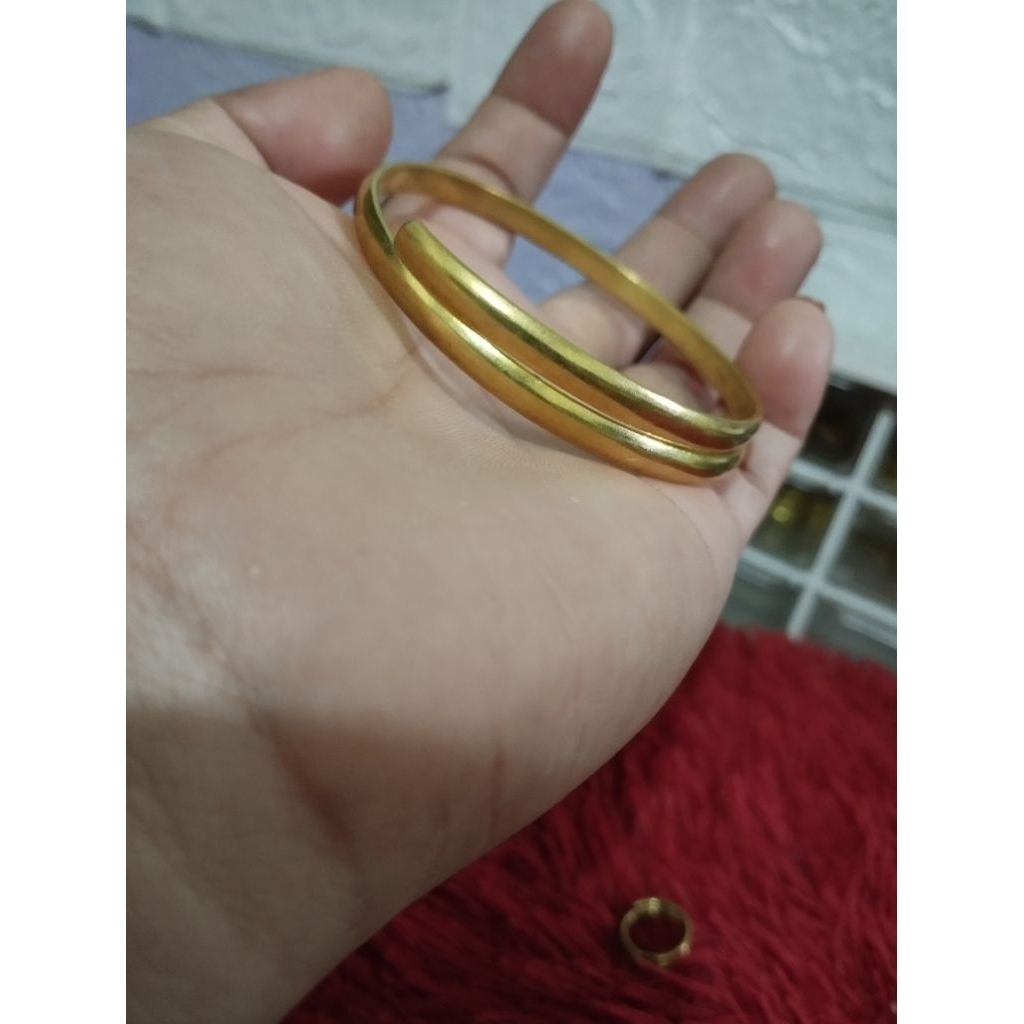 gelang koin belah rotan lilit2