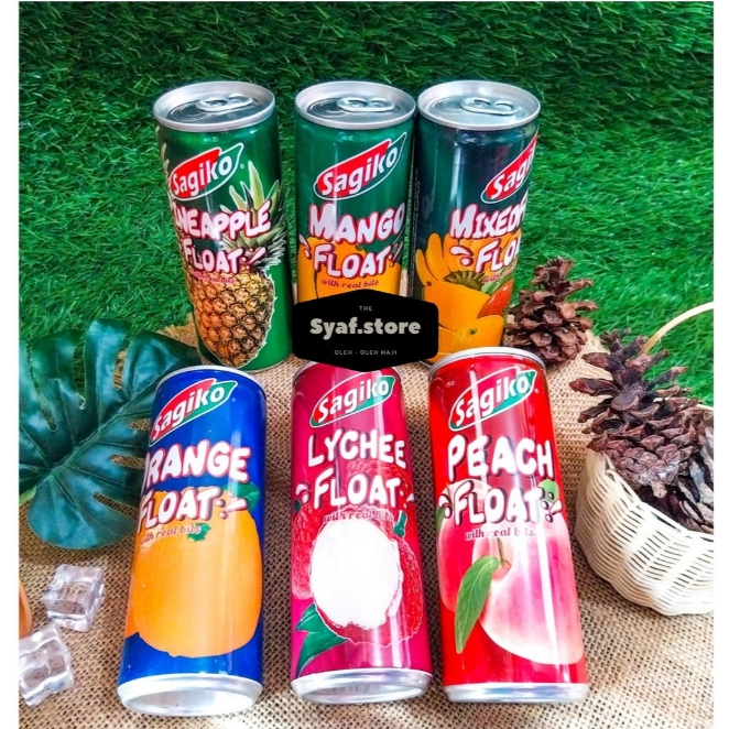 

SAGIKO MINUMAN KALENG JUS BUAH Dan POTONGAN BUAH SEGAR 250 ml HALAL MUI made in vitenam PROMO BUY 1 GET 1