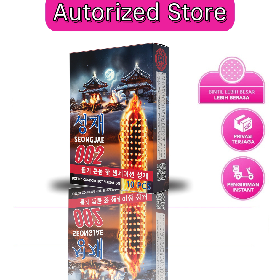 Seongjae Kondom Bergerigi Berduri Sensasi Hot - Varian Box 10pcs