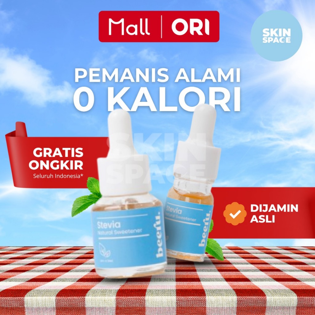 

Beeru Stevia Pengganti Gula Pasir Natural Sweetener Pemanis Alami 0 Tanpa Kalori 5ml 15ml