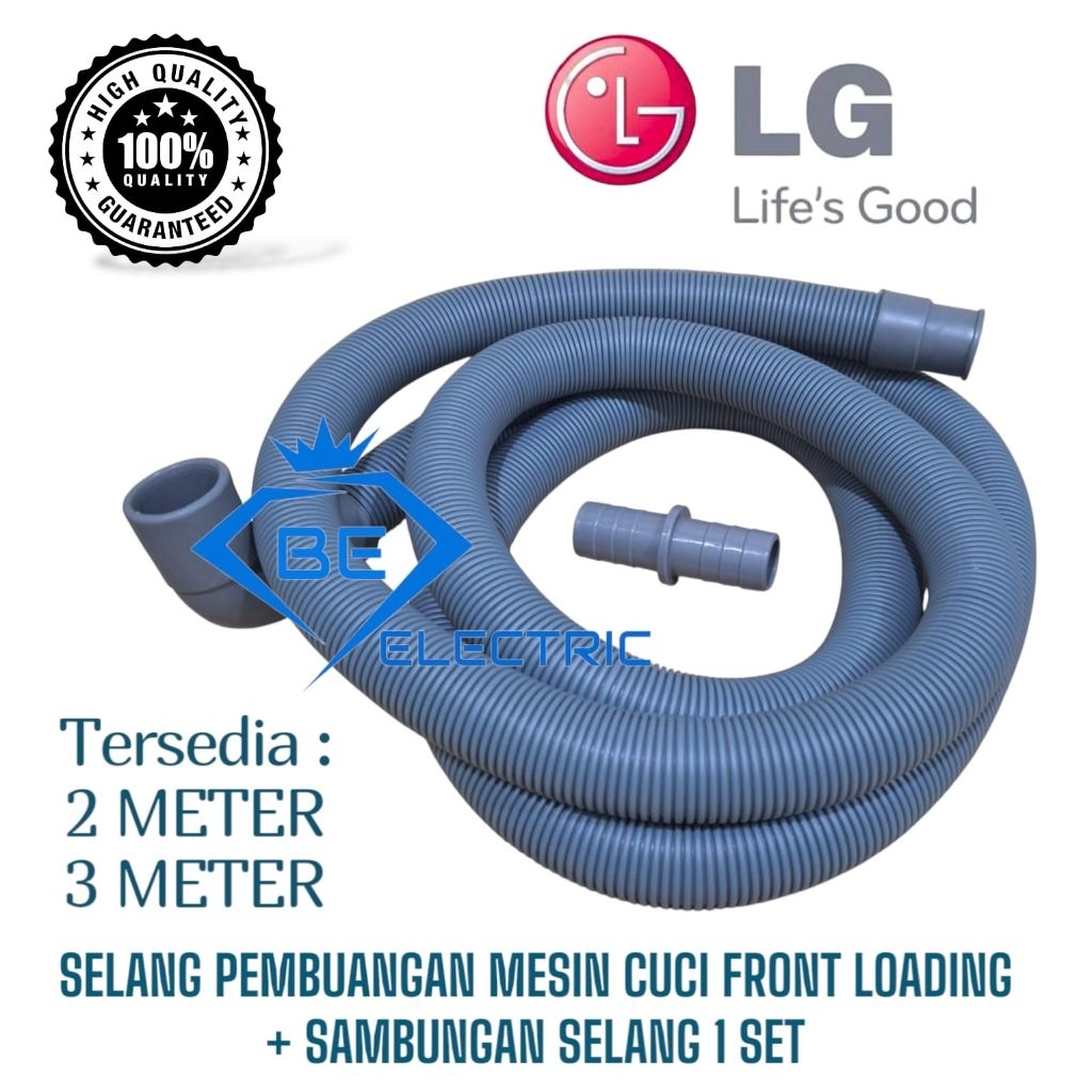 SET SELANG + SAMBUNGAN MESIN CUCI LG FRONT LOADING