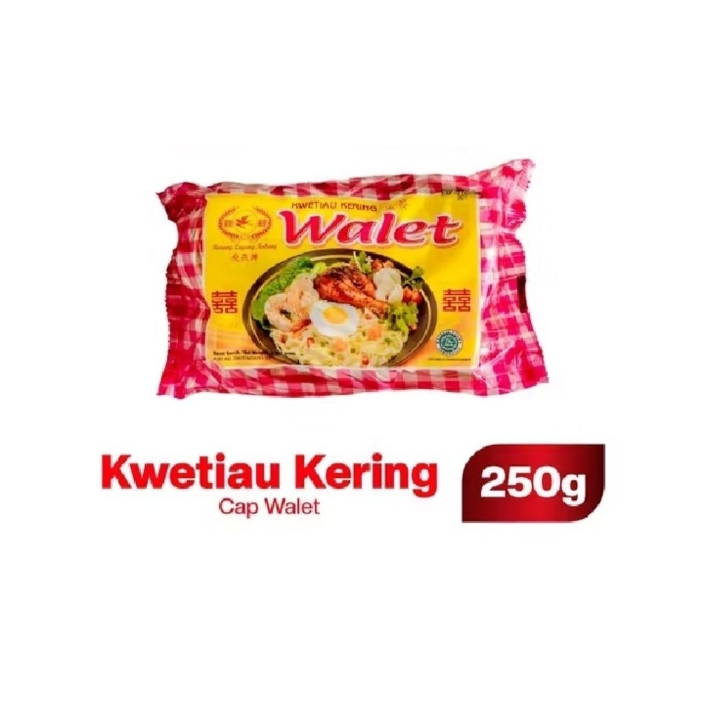 

Kwetiau Kering Cap Walet 250gr Burung Layang Terbang