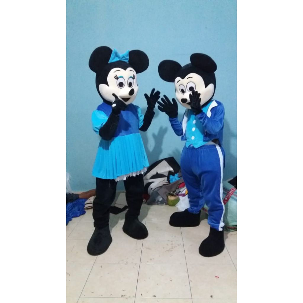 Kostum badut mickey mouse